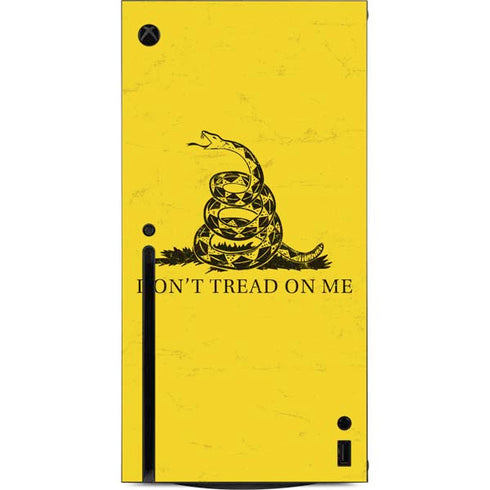 Dont Tread On Me Xbox Series X Console Skin