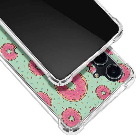Donuts Foodie Galaxy S23 FE Clear Case