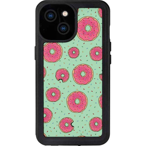 Donuts Foodie iPhone 15 Waterproof Case