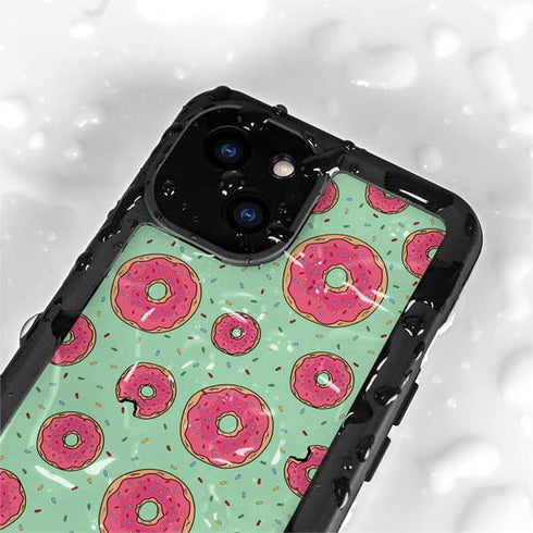 Donuts Foodie iPhone 15 Waterproof Case