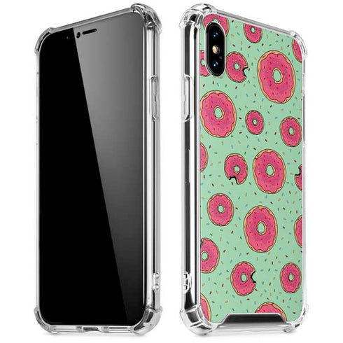 Donuts Foodie iPhone XS Max Clear Case