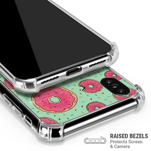 Donuts Foodie iPhone XS Max Clear Case