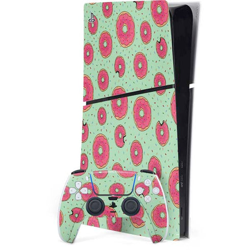 Donuts Foodie PS5 Slim Digital Edition Bundle Skin