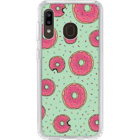 Donuts Foodie Galaxy A20 Clear Case
