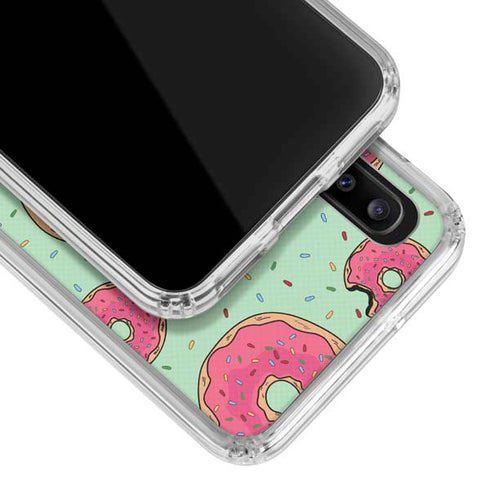 Donuts Foodie Galaxy A20 Clear Case