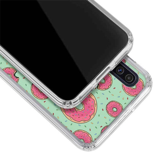 Donuts Foodie Galaxy A50 Clear Case