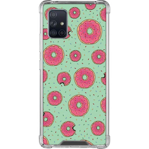 Donuts Foodie Galaxy A71 5G Clear Case