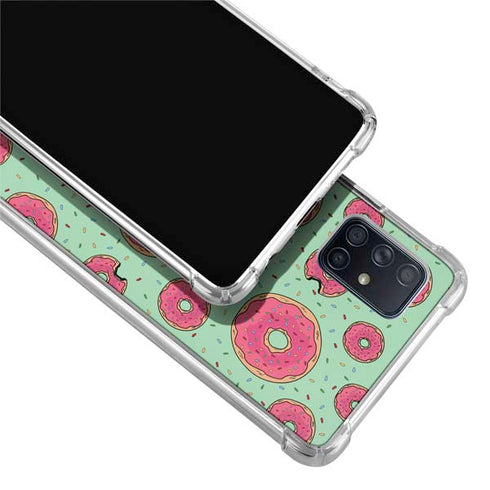 Donuts Foodie Galaxy A71 5G Clear Case