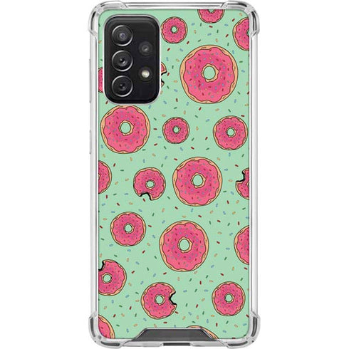 Donuts Foodie Galaxy A72 5G Clear Case