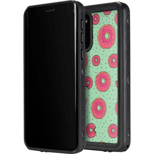 Donuts Foodie Galaxy S20 Plus Waterproof Case