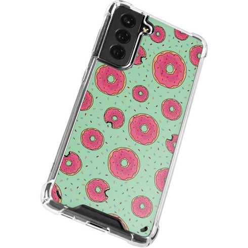 Donuts Foodie Galaxy S21 5G Clear Case