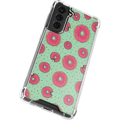 Donuts Foodie Galaxy S21 FE Clear Case