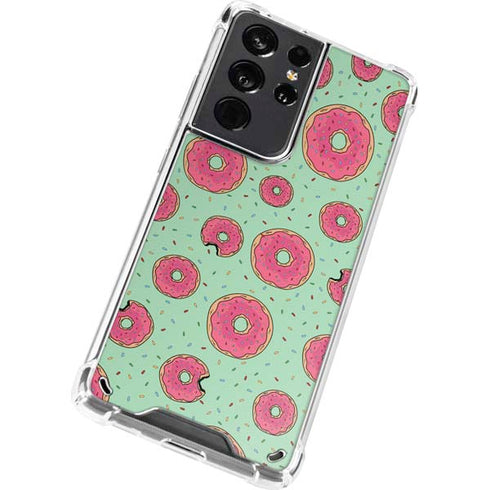 Donuts Foodie Galaxy S21 Ultra 5G Clear Case