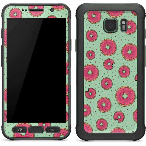 Donuts Foodie Galaxy S7 Active Skin