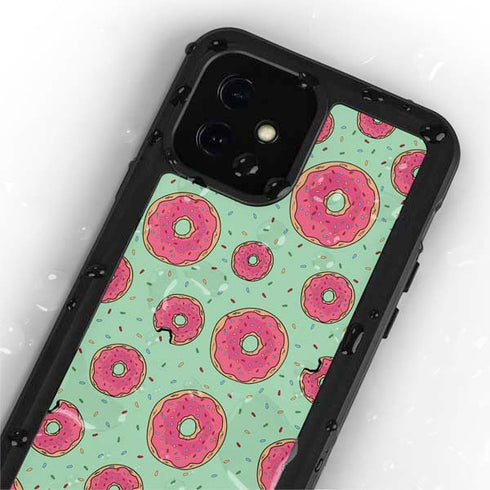 Donuts Foodie iPhone 12 Mini Waterproof Case