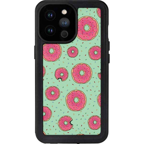 Donuts Foodie iPhone 14 Pro Max Waterproof Case