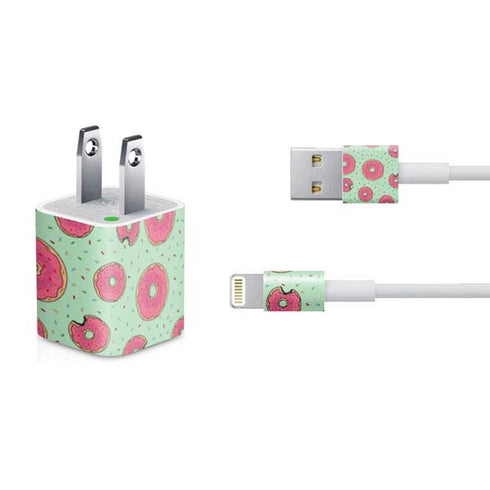 Donuts Foodie iPhone Charger (5W USB) Skin