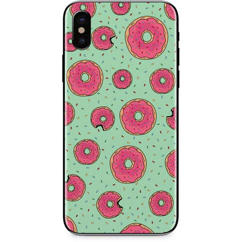 Donuts Foodie iPhone X Skin