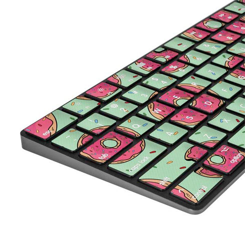 Donuts Foodie Magic Keyboard with Numeric Keypad Skin