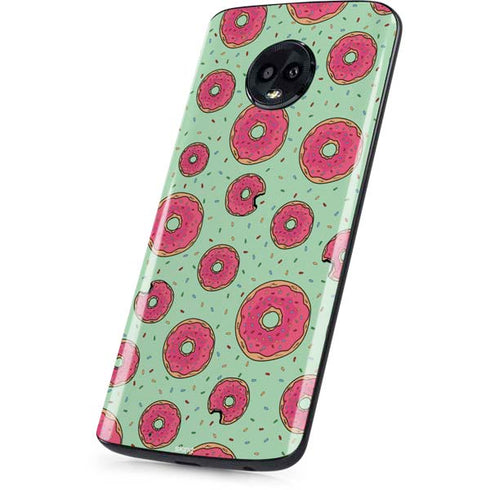 Donuts Foodie Moto G6 Skin