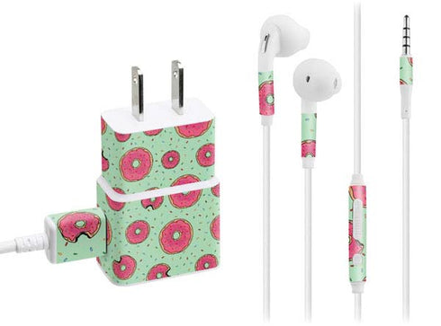 Donuts Foodie Phone Charger Skin