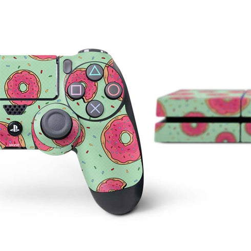 Donuts Foodie PS4 Console and Controller Bundle Skin