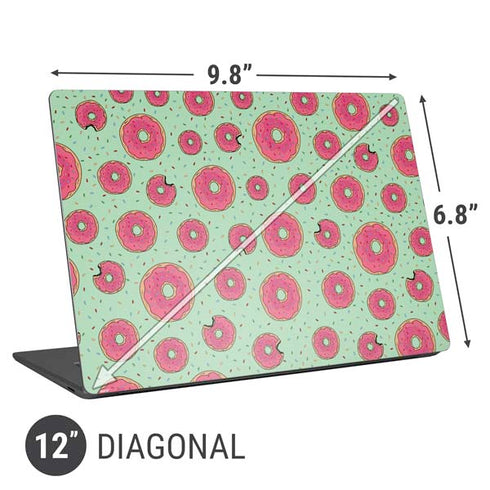 Donuts Foodie Universal Laptop 12in (9.8 x 6.8in) Skin