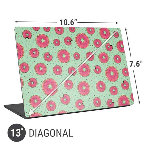 Donuts Foodie Universal Laptop 13in (10.6 x 7.6in) Skin