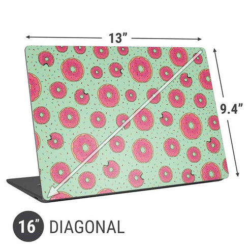 Donuts Foodie Universal Laptop 16in (13 x 9.4in) Skin