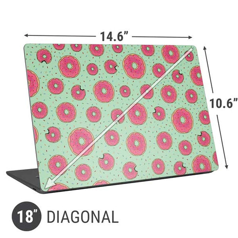 Donuts Foodie Universal Laptop 18in (14.6 x 10.6in) Skin
