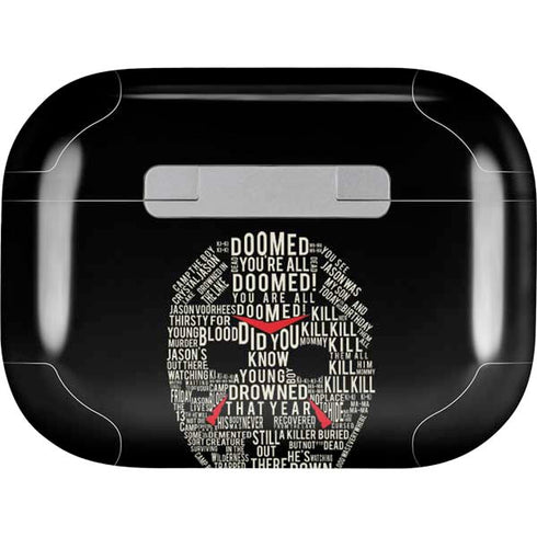 Warner Bros Friday the 13th Doomed AirPods Pro 2nd Gen Skin