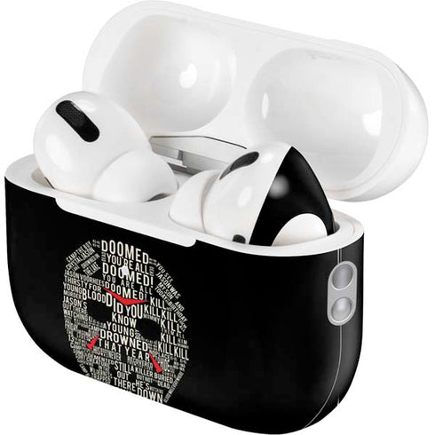 Warner Bros Friday the 13th Doomed AirPods Pro 2nd Gen Skin