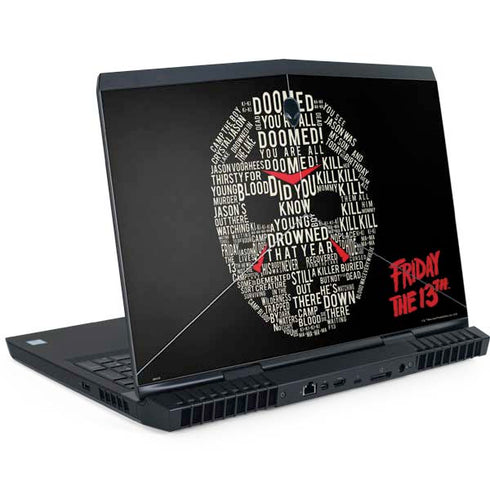 Warner Bros Friday the 13th Doomed Dell Alienware Skin