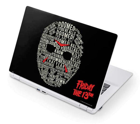Warner Bros Friday the 13th Doomed Acer Chromebook Skin