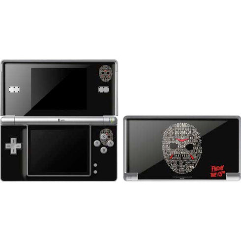 Warner Bros Friday the 13th Doomed DS Lite Skin