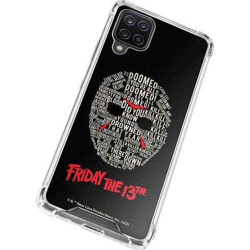 Warner Bros Friday the 13th Doomed Galaxy A12 Clear Case