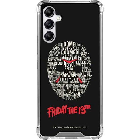 Warner Bros Friday the 13th Doomed Galaxy A15 5G Clear Case