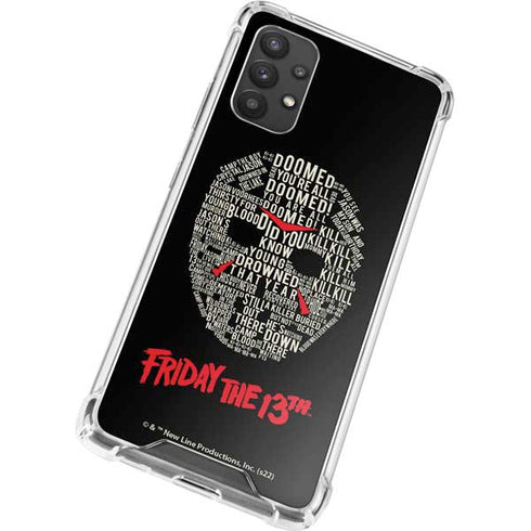 Warner Bros Friday the 13th Doomed Galaxy A32 5G Clear Case