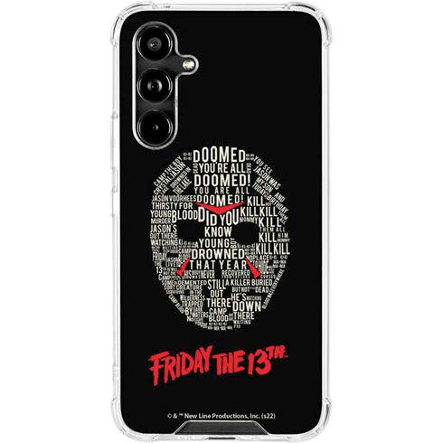 Warner Bros Friday the 13th Doomed Galaxy A54 5G Clear Case