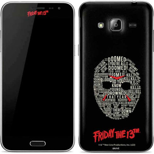 Warner Bros Friday the 13th Doomed Galaxy J3 Skin