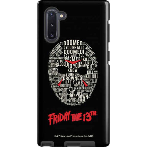Warner Bros Friday the 13th Doomed Galaxy Note 10 Pro Case