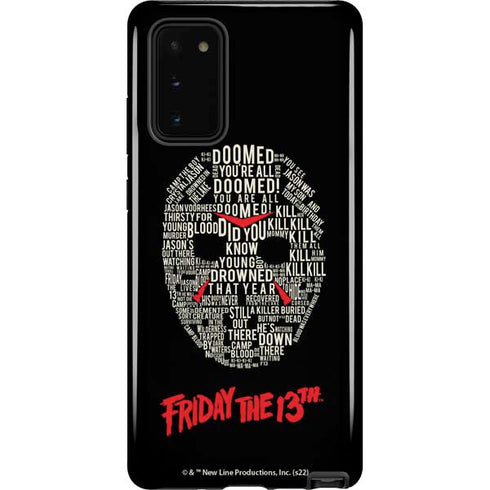 Warner Bros Friday the 13th Doomed Galaxy Note20 5G Pro Case