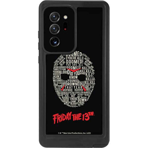 Warner Bros Friday the 13th Doomed Galaxy Note20 Ultra 5G Waterproof Case