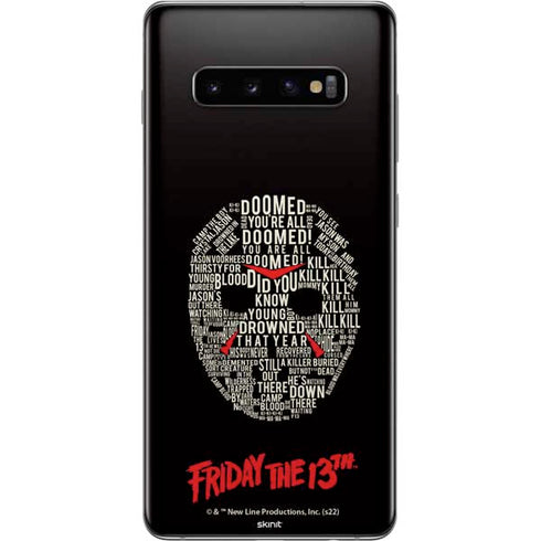 Warner Bros Friday the 13th Doomed Galaxy S10 Plus Skin