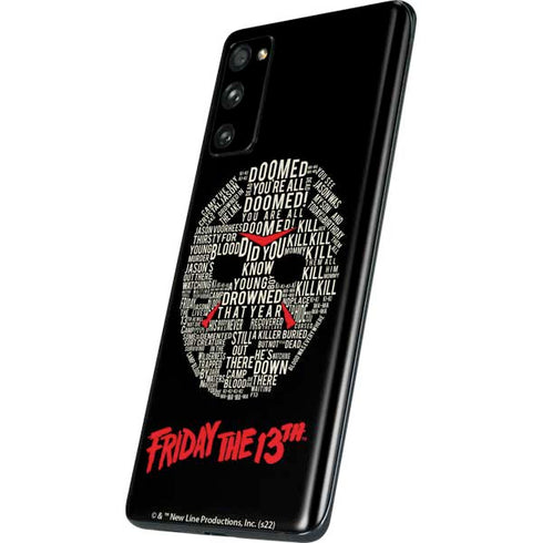 Warner Bros Friday the 13th Doomed Galaxy S20 Fan Edition Skin