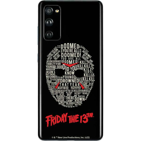Warner Bros Friday the 13th Doomed Galaxy S20 Fan Edition Skin