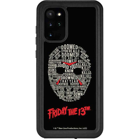 Warner Bros Friday the 13th Doomed Galaxy S20 Plus Waterproof Case