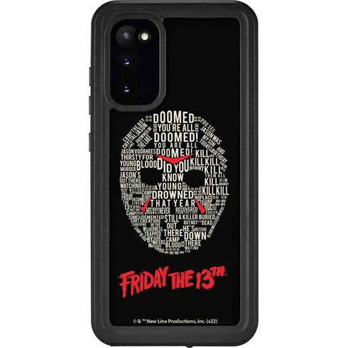 Warner Bros Friday the 13th Doomed Galaxy S20 Waterproof Case