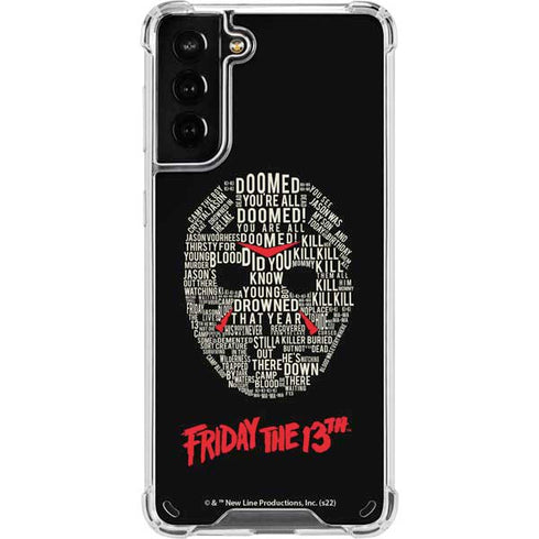 Warner Bros Friday the 13th Doomed Galaxy S21 Plus 5G Clear Case