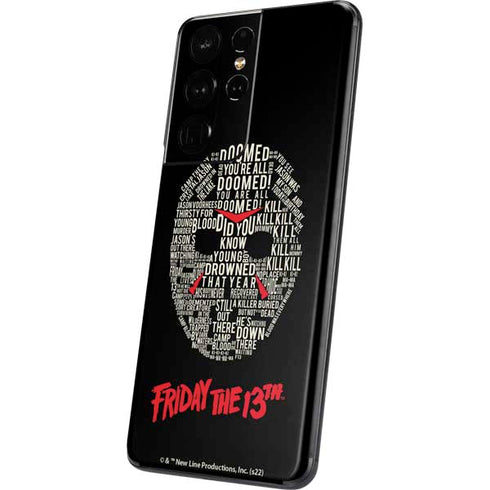 Warner Bros Friday the 13th Doomed Galaxy S21 Ultra 5G Skin